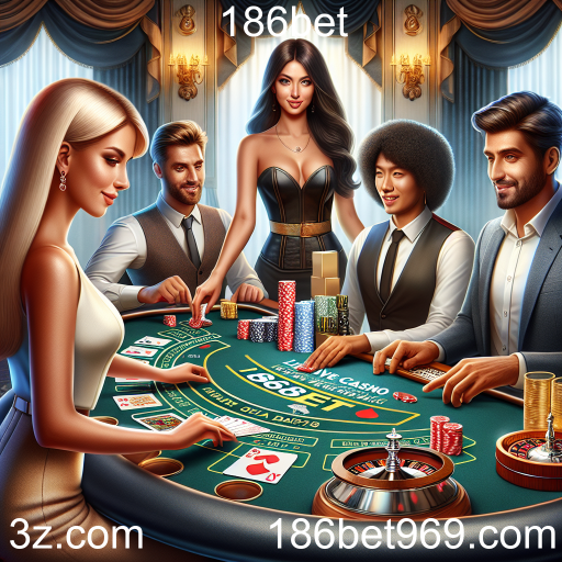A Emoção do Cassino Ao Vivo no 186bet